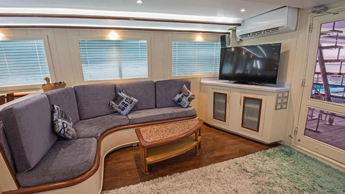 A yacht